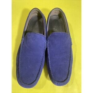 Hugo Boss Men’s Suede Loafers Blue Size 11.5